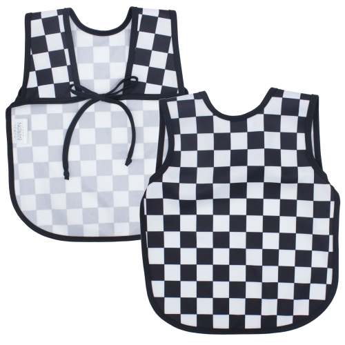 Black Checkerboard Bapron