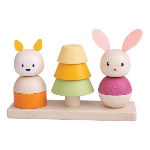 Bigjigs Toys Wooden Forest Stacker