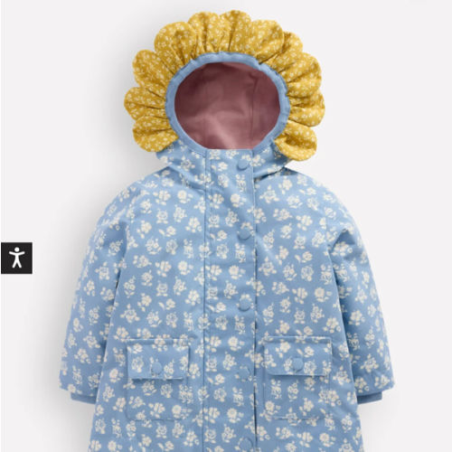 Shower Resistant Fisherman - Glacier Blue Ditsy Floral | Boden USA