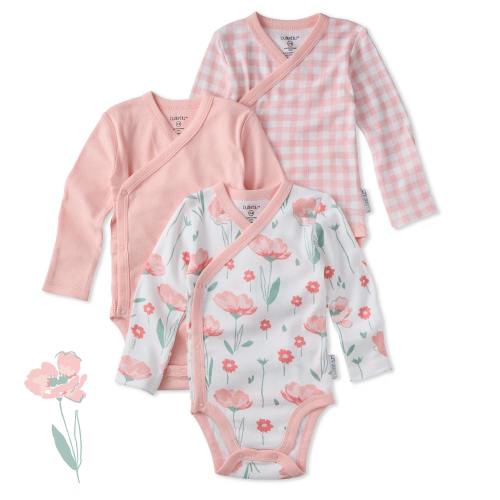 STERLING 3-Pack Side Snap Bodysuit (3-6M)