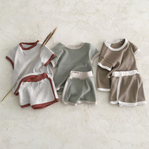 Baby Short Sleeve Casual Tee & Shorts Set