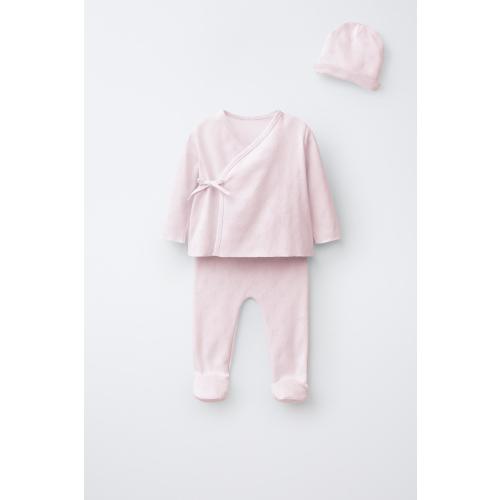 NEWBORN HEART SET WITH POUCH - Pink | ZARA United States