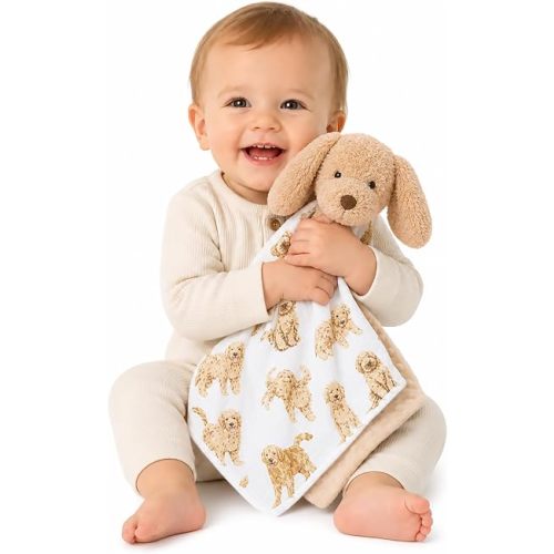 Mud Pie Doodle Dog Woobie, Tan