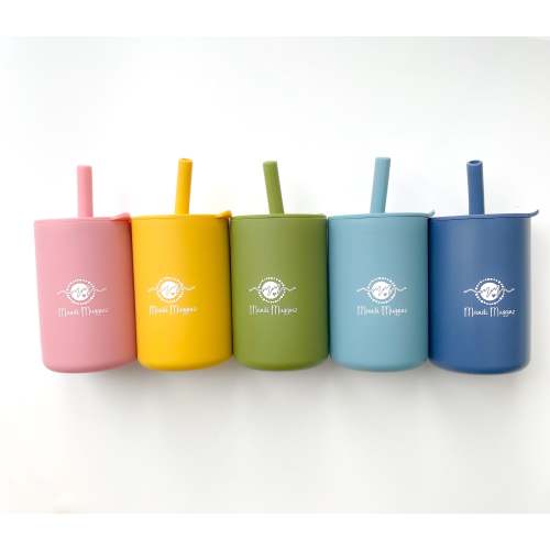 Silicone Straw Cups