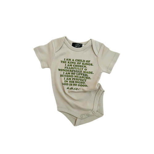 Child of the King Bodysuit – OUR HOUSE ABOVE