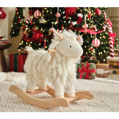 Musical Goat Plush Rocker