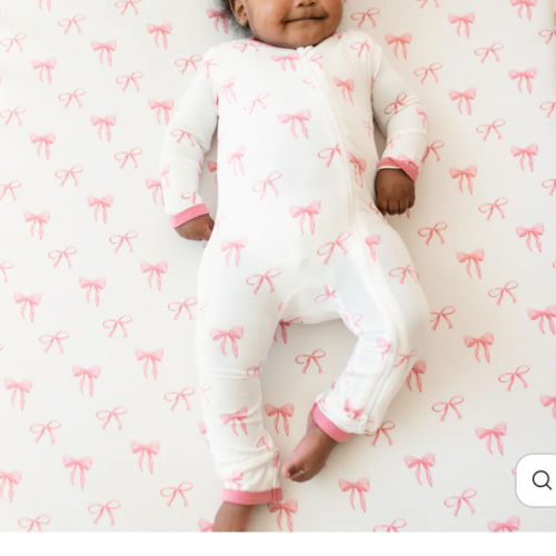 Zippered Romper in Bow