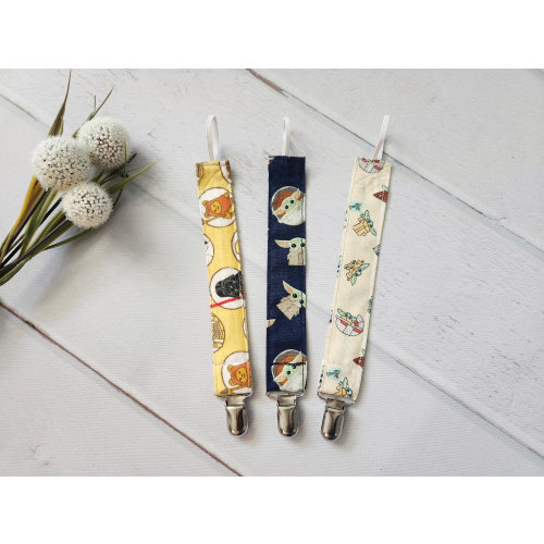 Star wars pacifier clips