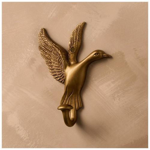 Kinkeeping Gold Flying Duck Wall Hook