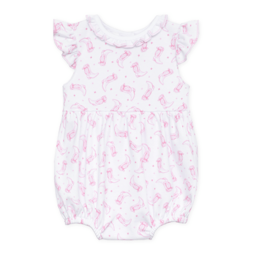 Magnolia Baby Darling Cowboy Boots Printed Bubble- Pink – Jojo Mommy