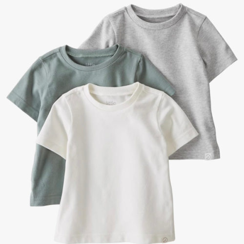 Little Planet by Carter's Unisex Baby 3-Pack Tops Made with Organic Cotton