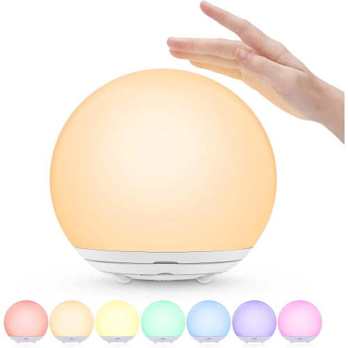 Baby Night Light – Soft Silicone Touch Lamp for Nursery & Breastfeeding, BPA-Free, Stepless Dimming, Flip Design, Eye-Caring Bedside Night Lamp