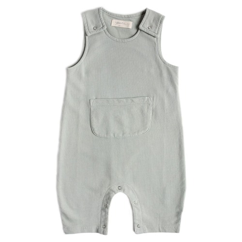 Organic Cotton French Terry Overalls, 3-6M