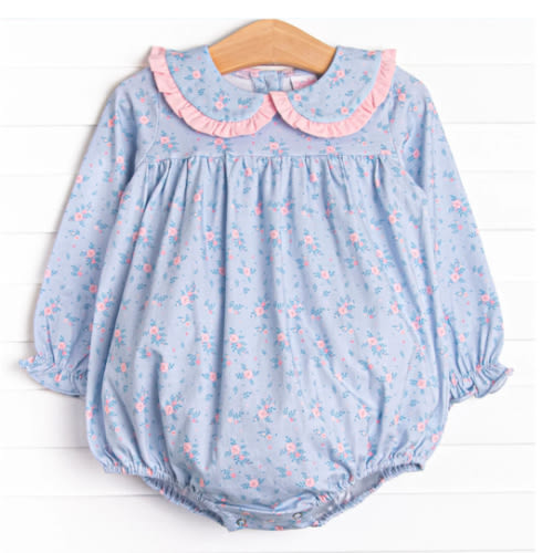 Blue Magnolia Long Sleeve Bubble, Blue – Stitchy Fish