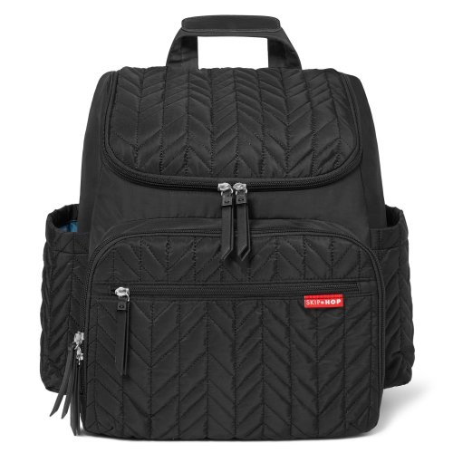 Skip Hop Forma Diaper Bag Backpack, Soft Multi-Function Baby Travel Bag with Changing Pad & Packing Cubes