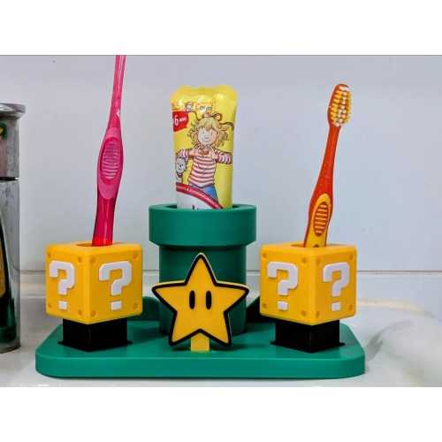 Super Mario Toothbrush Holder