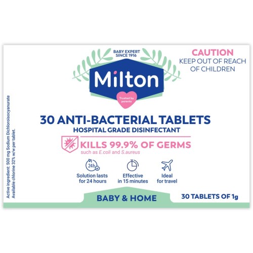 Milton Antibacterial Tablets 30 Pack