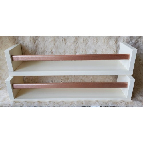 Children’s Book Wall Shelf/ Wall Shelf/ Floating Shelf/ Gold Bar