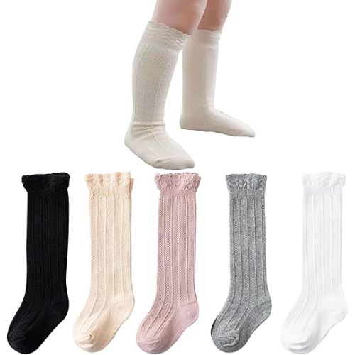 Baby Knee High Socks Newborn Infants Toddlers Cotton Uniform Stockings Warm Cotton Boys Girls Stockings