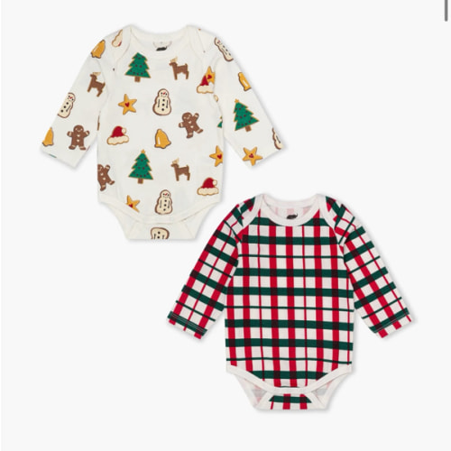 2-Pack Long Sleeve Bodysuits - Organic Baby Clothes - Monica + Andy