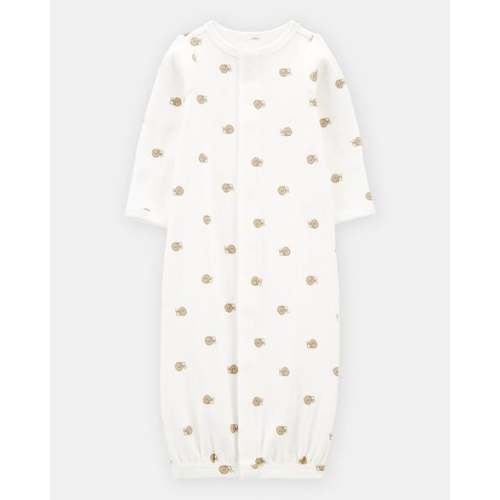 Baby Preemie Snail Cotton Sleeper Gown | Carter's