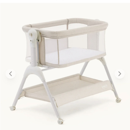 HARPPA Cuddly Sway | 3-in-1 Rocking Baby Bassinet & Bedside Sleeper with Anti-Reflux Mattress for Newborns | Attaches to Bed, Adjustable Height, Tool-Free Setup, Portable Wheels, CPSC Certified, Gentle Rocking Motion | Ideal for Infants, Safe Co-Sleeping