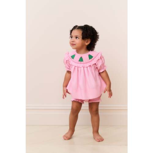 Cecil & Lou Baby Smocked Christmas Tree Set