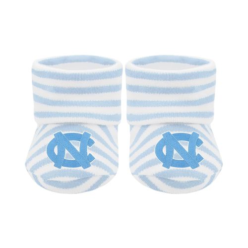 Creative Knitwear College Baby Striped Bootie Sock - Team Logo, Multiple Colors, Unisex (Newborn - 6 Months)