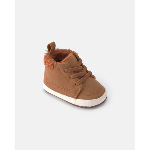 Baby Boy Teddy Fleece High Top - Brown - OshKosh B'gosh | Carter's