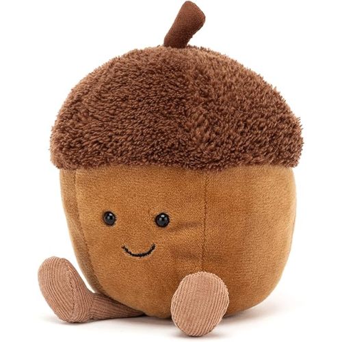 Jellycat Amuseables Acorn Stuffed Toy, 5 inches - Acorn Plush - Fall Décor