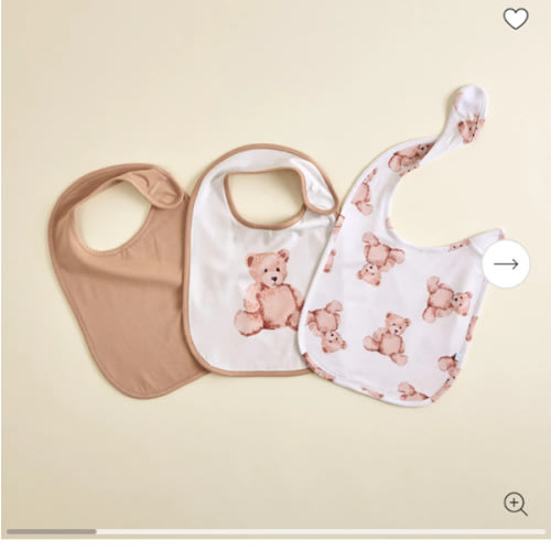 Teddy Bears Multi Baby Bib Set | Harold