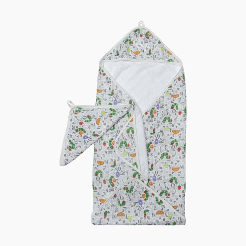 Loulou Lollipop Eric Carle Hooded Towel - Alphabet