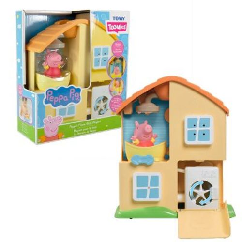 Toomies Peppa's House Bath Playset - 4pc
