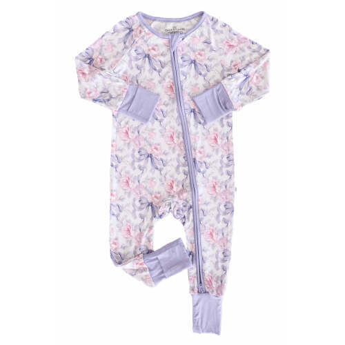 Leighton's Lavender Convertible Zip Romper