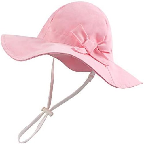BAVST Baby Sun Hat Girls Floppy Bucket Hat Summer Toddler Outdoor Cap for Swim Beach