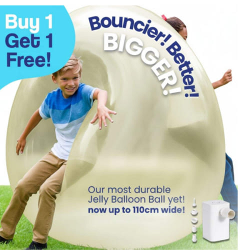 Giant Jelly Balloon Ball (1+1 FREE) - Little Learners Toys