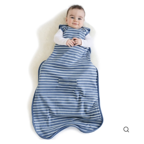 4 Season® Ultimate Baby Sleep Bag, Merino Wool & Organic Cotton, Navy Blue