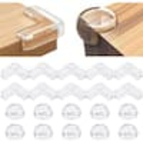Unbranded 20-Pack Clear Corner Protectors for Furniture, Baby Safety Guards OGSA11210
