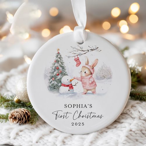 Personalized Baby's First Christmas Ornament | KKDec142