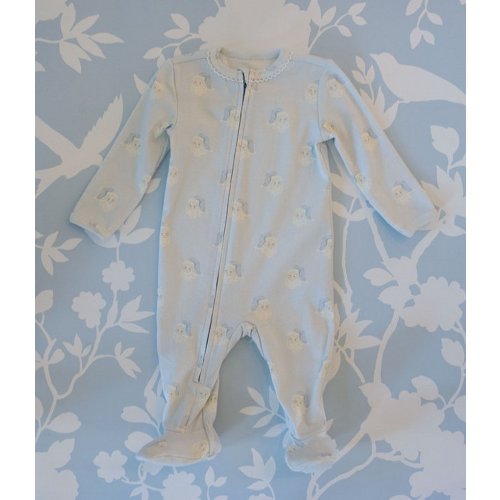 Edgehill Collection X The Broke Brooke Baby Boys James Vintage Santa Footed Coverall