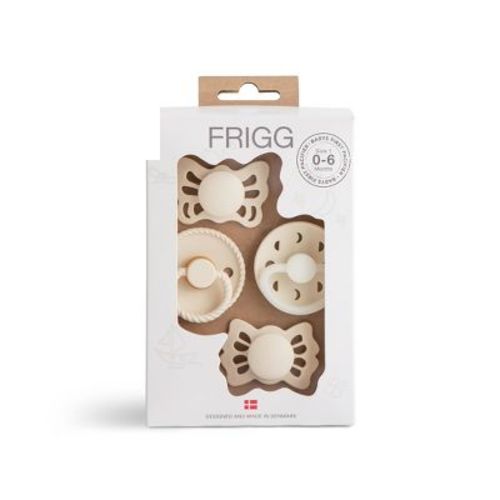 FRIGG Baby's First Pacifier Moonlight Sailing (Cream) 4-Pack