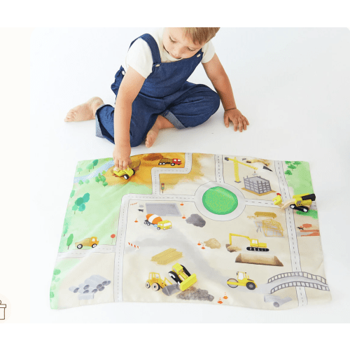 Construction Site Seek and Find Playsilk – Sarah's Silks