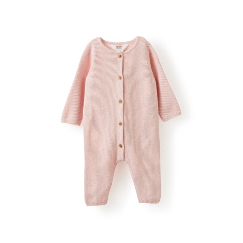 Organic Knit Long Sleeve All In One, Newborn