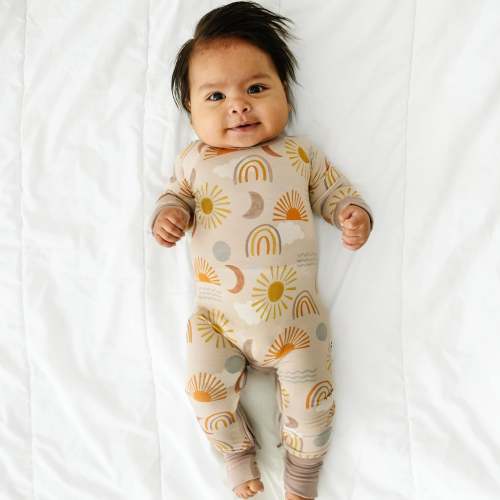 Desert Sunrise Crescent Zippy - Little Sleepies