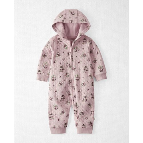 Baby Quilted Double Knit Floral Pram Made with Organic Cotton - Little Planet | Carter's