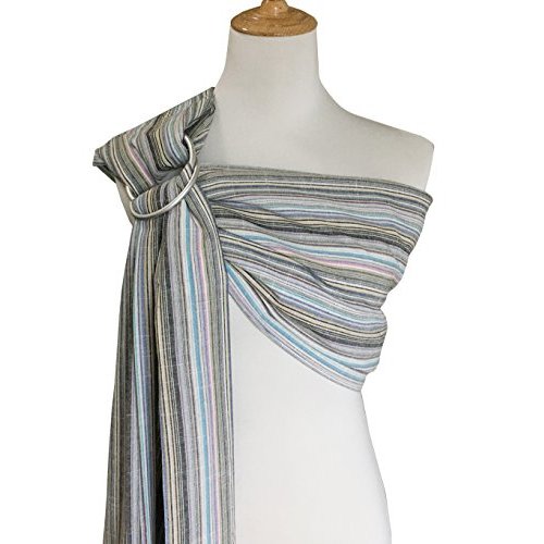 Ring Sling Baby Carrier, Soft Cotton Baby Sling Carrier Newborn to Toddler, Baby Wrap Carrier for Plus Size Parents, Perfect Shower Gift, Sweet Desserts