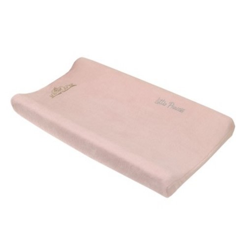 NoJo Disney Princess Enchanting Dreams Pink with Embroidered Gold Tiara Super Soft Changing Pad Cover