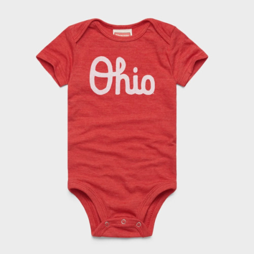 Script Ohio Baby One Piece | Ohio State University Infant Top – HOMAGE
