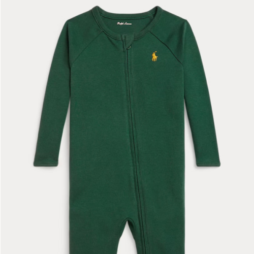 Cotton Interlock Footed Coverall