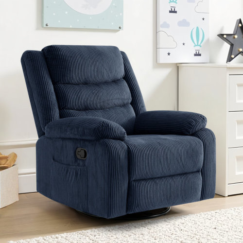 Latitude Run® 360°&nbsp;swivel Rocker Oversized Recliner Chair Nursery & Reviews | Wayfair